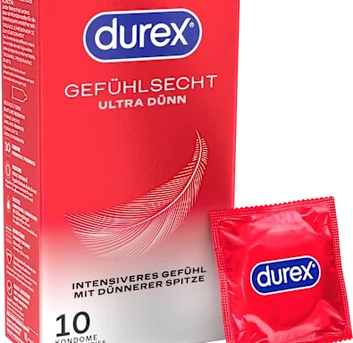 Packung durex Kondome