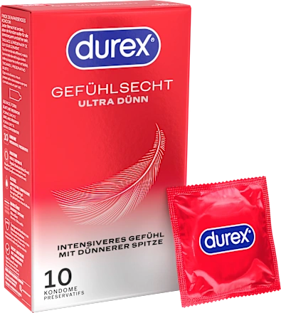 Packung durex Kondome